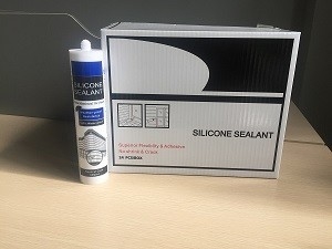 Low VOC Waterproof Silicone Sealant 300ml Tinplate MSDS Untuk Produksi Akuarium